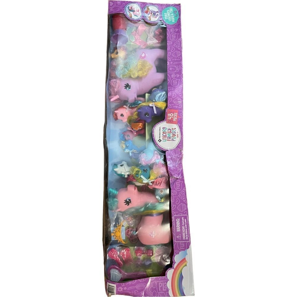 Unicorn Family 48 Pieces toy Play Set for kids